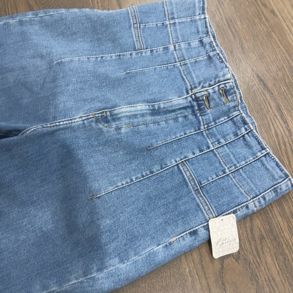 We The Free Jayde Blue Flare Jeans - Picture 3 of 5